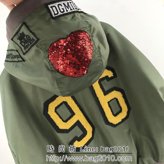 DＧ杜嘉班納 18年秋冬新款 軍綠色飛行員 夾克棉服外套 ydi1309